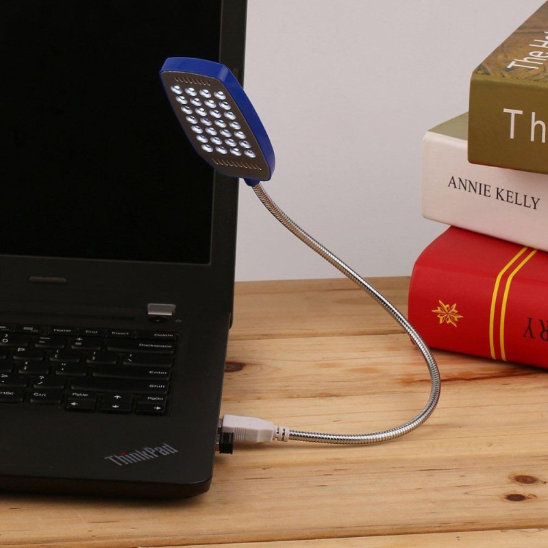 Bảng giá Sáng TỐT 28 LED USB Mini Dẻo Máy Tính Đèn Laptop Bàn Đọc Sách xanh dương-quốc tế Phong Vũ