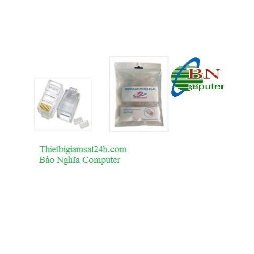 Hạt Mạng RJ45 CU Golden Japan Túi 100 Hạt
