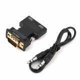 Hdmi female to vga male adapter supports audio for hdmi female
devices to vga monitor projector - quốc tế