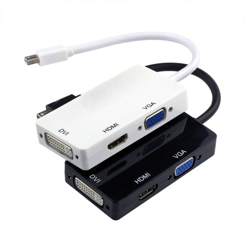 Bảng giá HMDI Chuyển Đổi Mini 1080 p Màn Hình Cổng Thunderbolt sang DVI VGA HDMI 3 trong 1 Chuyển Đổi Adapter cho Laptop- quốc tế Phong Vũ