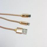 Hoco - dây cáp sạc - x2 2in1 - cổng apple lightning - cổng micro usb