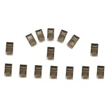 Hộp 10 đầu hạt mạng RJ45 bọc sắt (Bạc)
