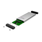 Hộp đựng ổ cứng SSD M.2 (NGFF/SATA) chuẩn USB Type-C Unitek Y-3365
