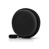 Hộp đựng tai nghe cáp sạc tròn VNR (Đen)