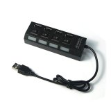 Hub chia cổng USB thành 4 cổng (Đen)