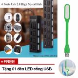 [HCM]Hub chia cổng USB thành 7 cổng + Tặng kèm đèn Led cổng USB
