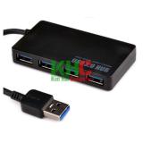Hub USB 1 cổng USB 3.0 ra 4 cổng USB 3.0 (DM-HB31) - Đen