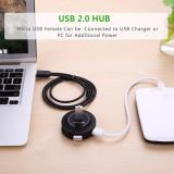 HUB USB 2.0 4 cổng có chức năng OTG UGREEN 20278 (đen)