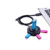 HUB USB 2.0 4 cổng có chức năng OTG UGREEN 20278 (đen)