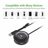 HUB USB 2.0 4 cổng có chức năng OTG UGREEN 20278 (đen)