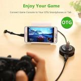 HUB USB 2.0 4 cổng có chức năng OTG UGREEN 20278 (đen)