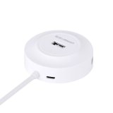 Hub USB 4 cổng 2.0 Ugreen + Micro USB hỗ trợ OTG (Trắng)