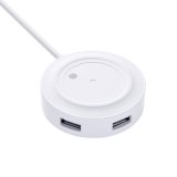 Hub USB 4 cổng 2.0 Ugreen + Micro USB hỗ trợ OTG (Trắng)