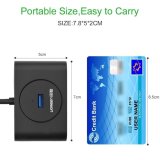 Hub USB 4 cổng Ugreen CR113 3.0 (đen)