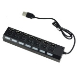 Hub USB 7 cổng có công tắc (Đen)