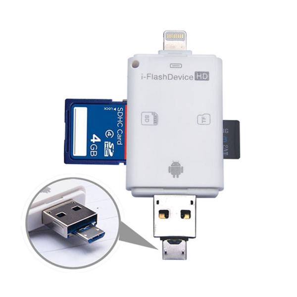 Bảng giá i-Flash Device đọc thẻ nhớ SD và MicroSD iphone iPAD Android - đọc thẻ sd micro Phong Vũ