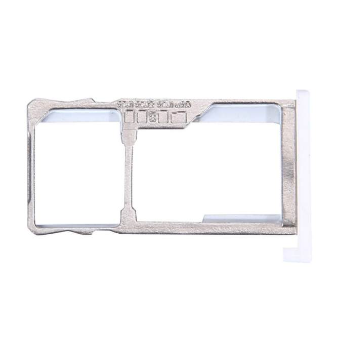 iPartsBuy Meizu M3 / Meilan 3 SIM + SIM / Micro SD Card Tray(White