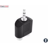 Jack chuyển 2 đầu bông sen RCA sang 3.5mm