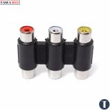 Jack kết nối tín hiệu 3 đầu RCA(Đen)
