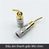 Jack loa đầu cong (giắc loa mỏ chim) Nakamichi (1 chiếc)