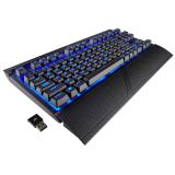 Keyboard Corsair K63 Wireless Mechanical Cherry MX Red - Blue Led