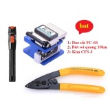 Bộ dụng cụ thi công quang 3 món fc-6s +bút soi quang 10+kìm cfs-3