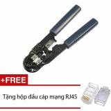 Kìm bấm cáp mạng lvtech ht210c - taiwan + tặng 1 hộp đầu cáp mạng rj45