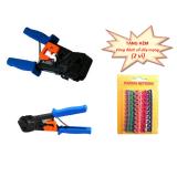 Kìm bấm mạng sk-868g + tặng kèm 02 vỉ vòng đánh số mạng