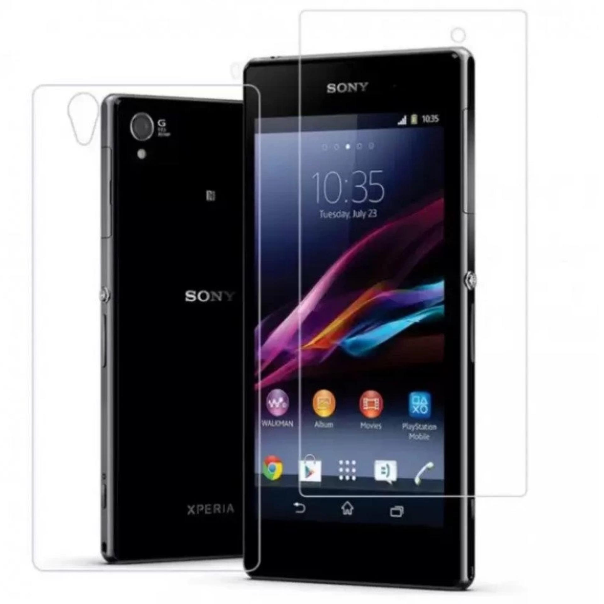 Kính cường lực 2 mặt trước sau cho điện thoại Sony Xperia Z2 ( trong suốt ) - Hàng nhập khẩu