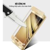 Kính cường lực 4D Full màn hình cho điện thoại Samsung Galaxy J7 Pro ( màu Vàng ) - Hàng nhập khẩu