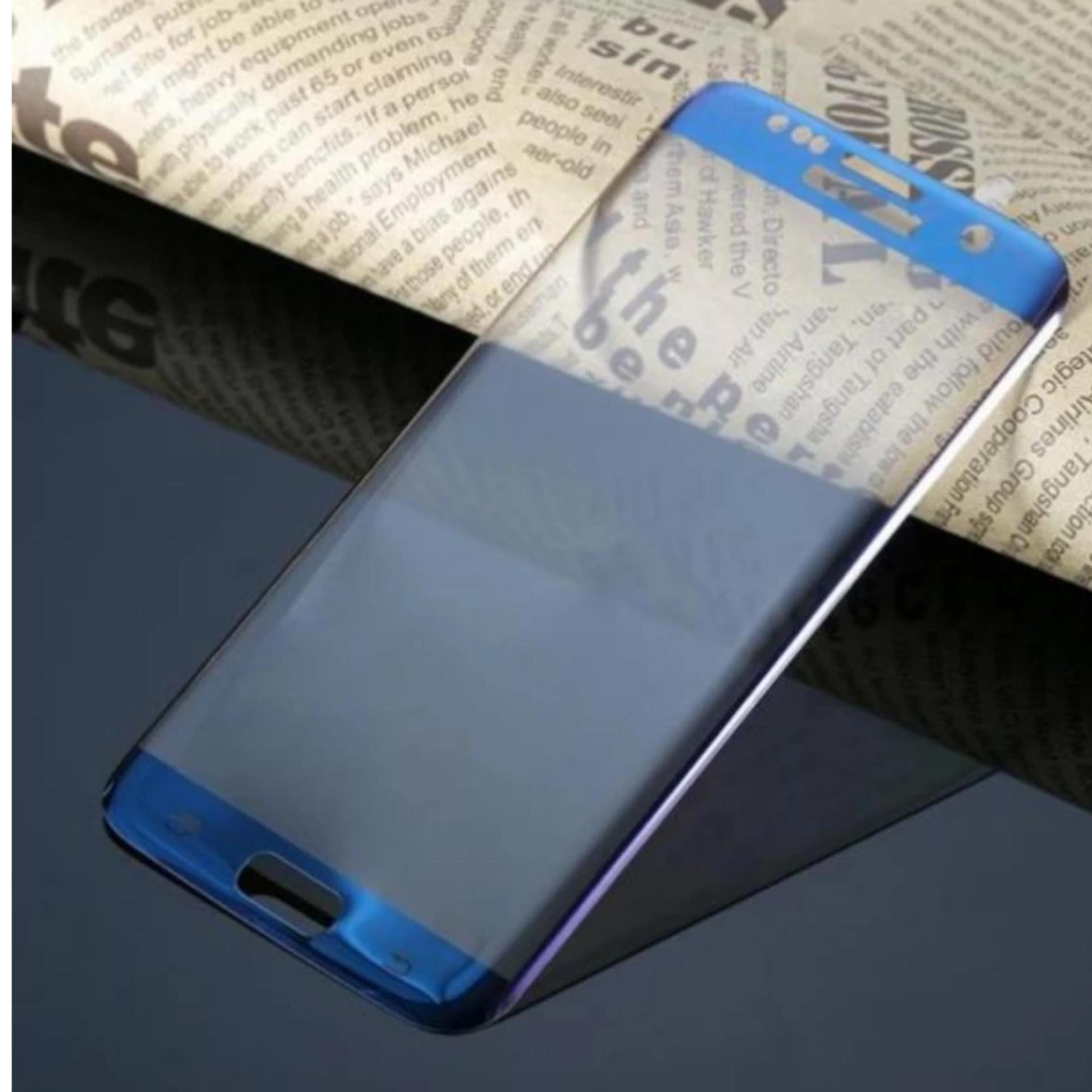Kính cường lực 4D Full màn hình cho Samsung Galaxy S7 Edge ( màu Xanh ) - Hàng nhập khẩu