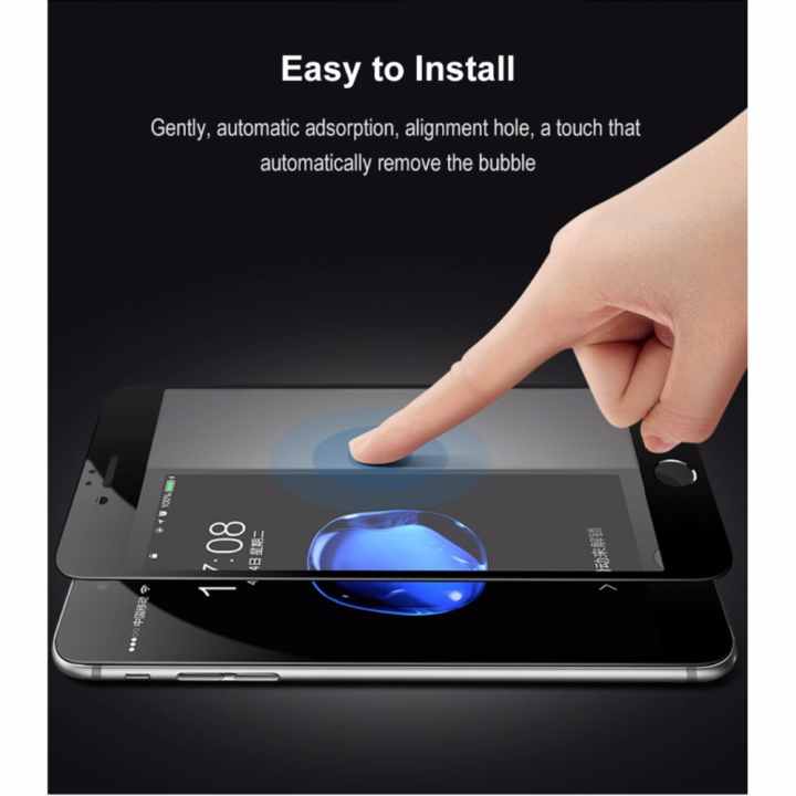 Kính Cường Lực cho iPhone 7 Plus 5D Full Màn Đen (Nguyên Hộp)