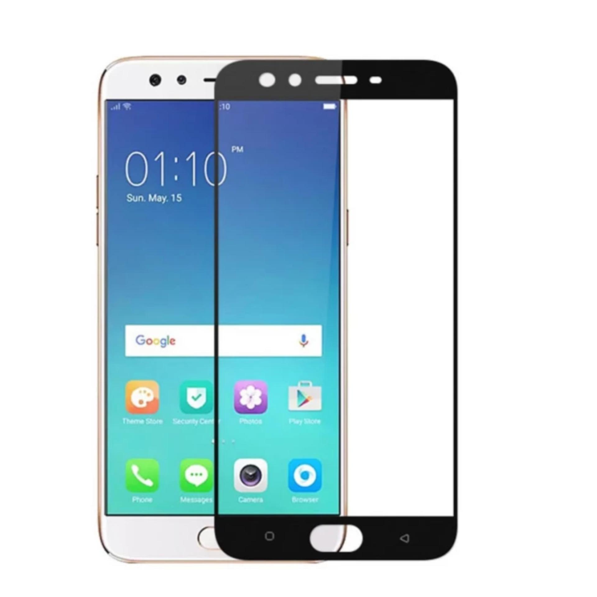 Kính cường lực Full màn ( màu Đen ) cho điện thoại Oppo F3 Plus - Hàng nhập khẩu