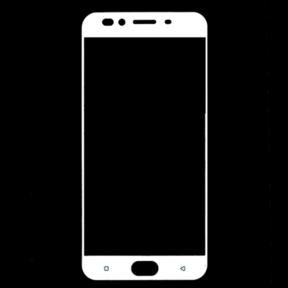Kính cường lực Full màn ( màu Trắng ) cho điện thoai Oppo F3 - Hàng nhập khẩu