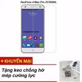 Kính cường lực Glass cho Zenfone 4 Max Pro ZC554KL, tặng keo dán chống hở cường lực