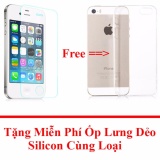 [HCM]Kính Cường Lực iPhone 5/5s/SE + Tặng Miễn Phí Ốp Lưng Dẻo Silicon Cùng Loại
