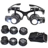 Kính lúp đeo mắt khoảng cách xem vật 5mm-15mm phóng to vật 10x 15x 20x 25x