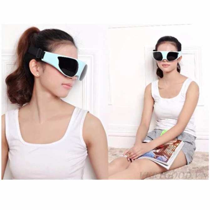 Hình ảnh Kính massage mắt TS-0816 (Xanh)