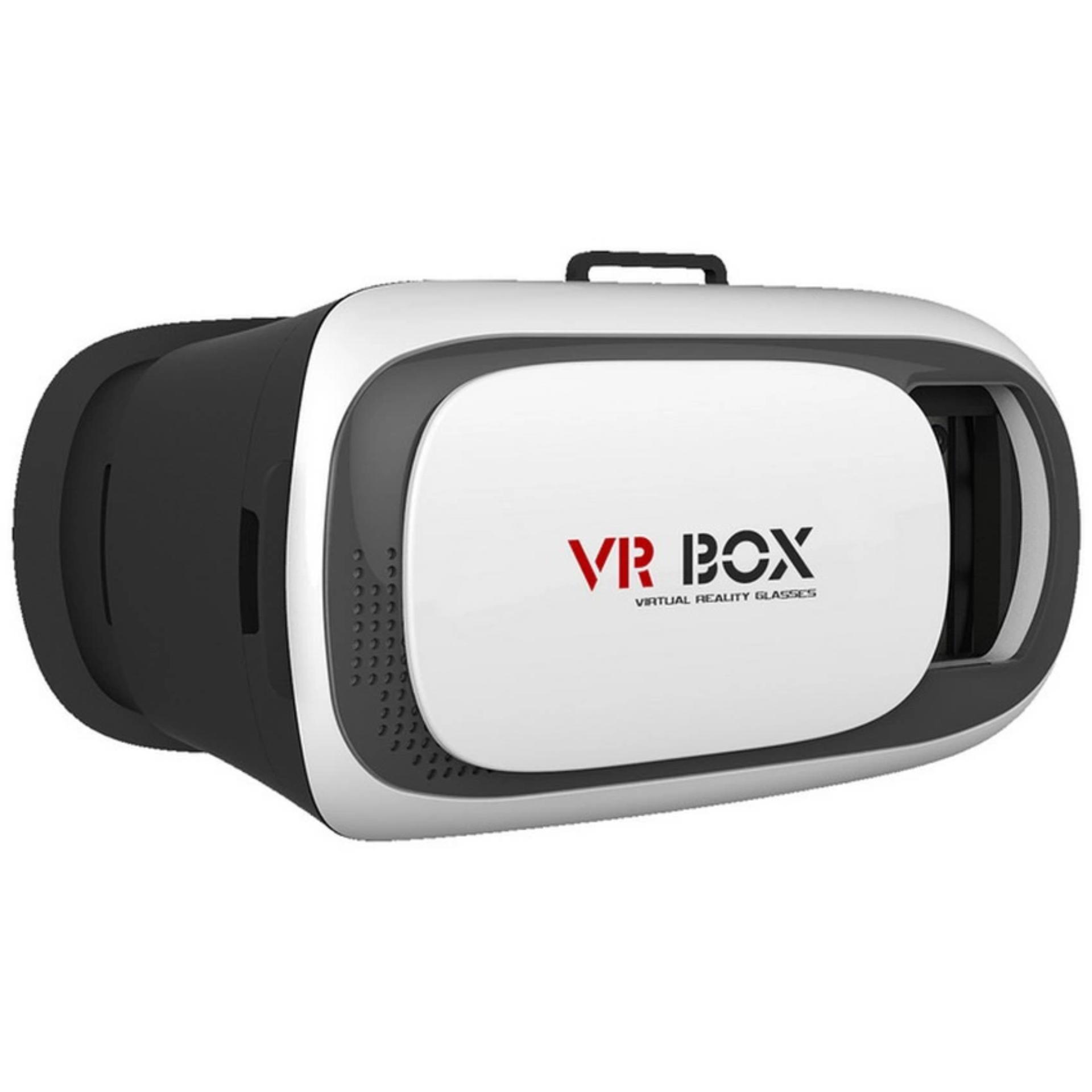 [HCM]Kính thực tế ảo VR Box phiên bản 2 (Trắng) + Tặng 1 tay cầm chơi game bluetooth và 1 bút cảm ứng