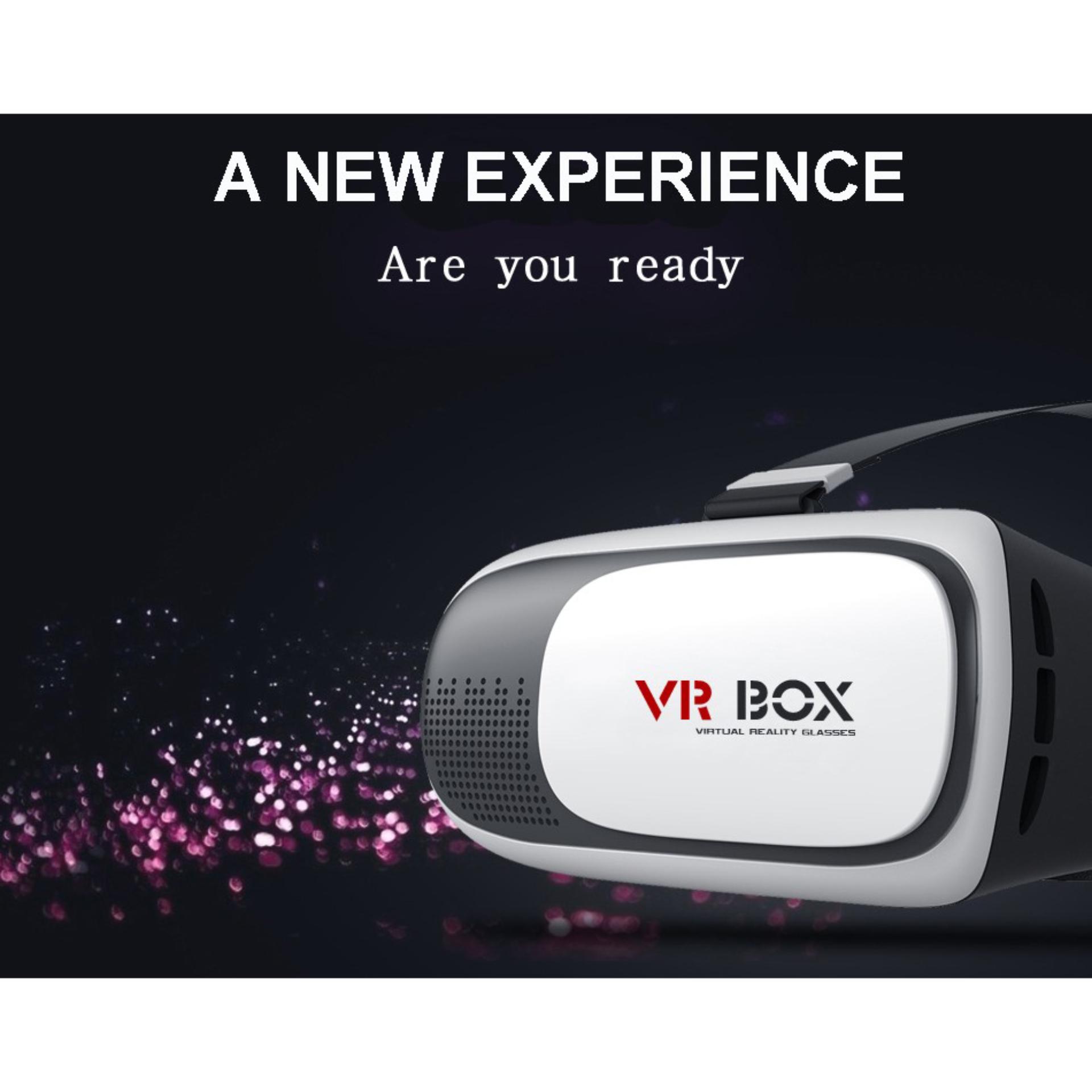 Kính thực tế ảo VR Box phiên bản 2 (Trắng Đen)