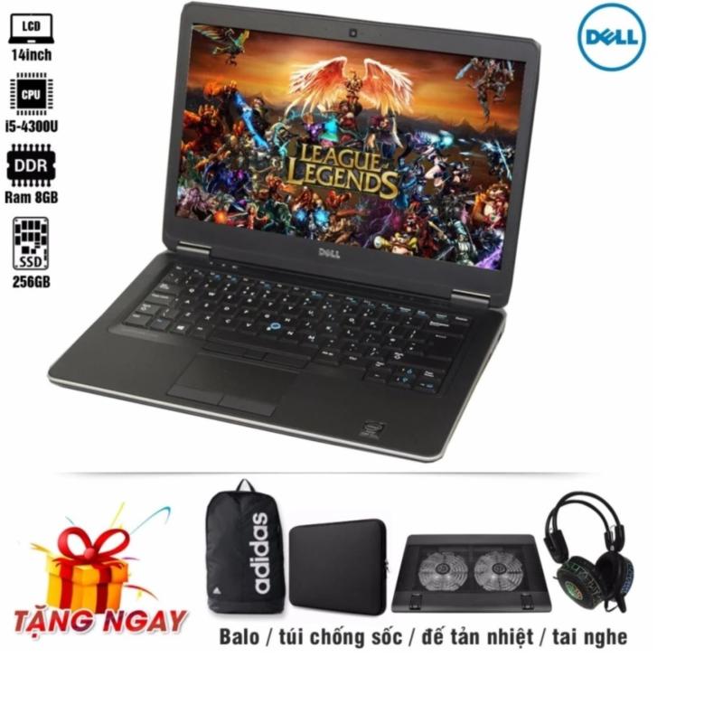 Laptop Dell Latitude 7440 i5-4300U 14inch, 8GB, SSD 240GB (Tặng Balo, túi chống sốc, đế tản nhiệt, tai nghe) - Hàng Nhập Khẩu