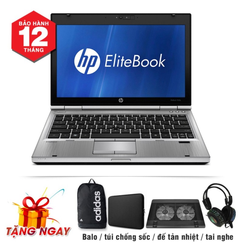 Laptop HP EliteBook 2560p ( i5-2520M, 12.5inch, 4GB, HDD 250GB ) + Bộ Quà Tặng - Hàng Nhập Khẩu