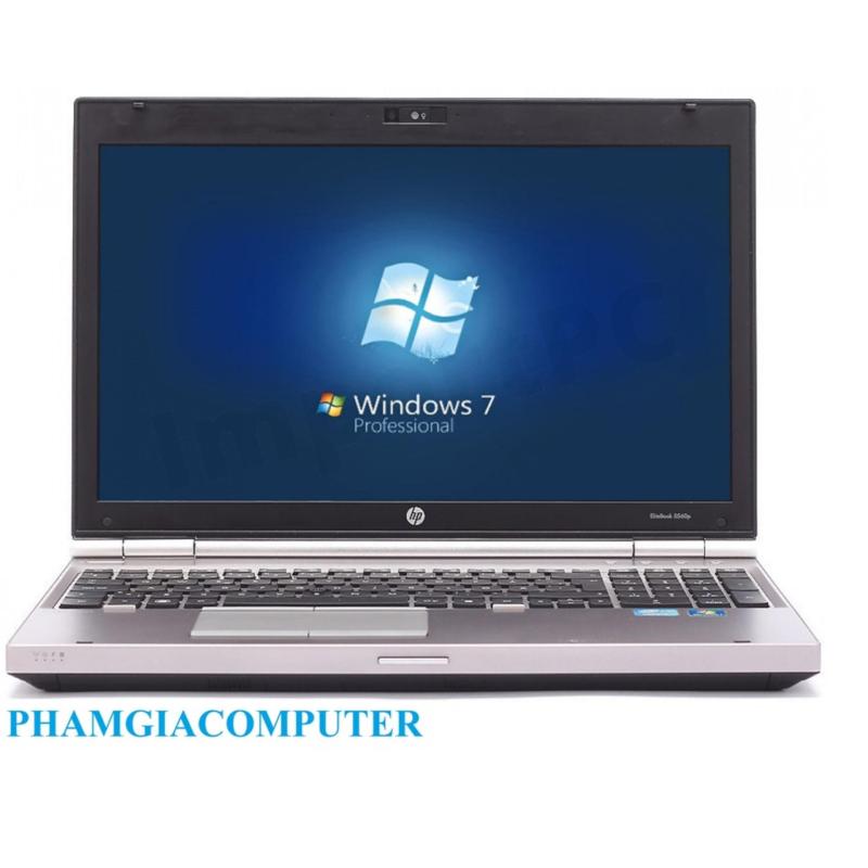 Laptop HP Elitebook 8560p Core i7 2760QM 8 cpus Ram3 8G SSD 256G VGA rời AMD HD 15.6 inch Vỏ Nhôm trắng nguyên khối- Hàng Nhập Khẩu-Tặng Balo, Chuột  Wireless.