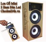 Loa bluetooth bằng gỗ độc đáo 2 bass
