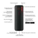 [HCM]Loa Bluetooth Logitech UE Boom 3 (Đen) - Hãng phân phối chính thức