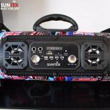 Loa Bluetooth SUNTEK CH-M17 tích hợp hát Karaoke (Đỏ đen)