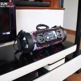 Loa Bluetooth SUNTEK CH-M17 tích hợp hát Karaoke (Đỏ đen)