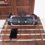 Loa Bluetooth SUNTEK CH-M17 tích hợp hát Karaoke (Đỏ đen)