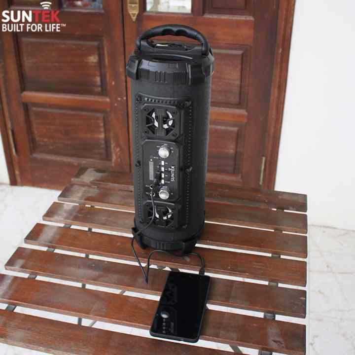 Loa Bluetooth SUNTEK CH-M18 tích hợp hát Karaoke (Đen)
