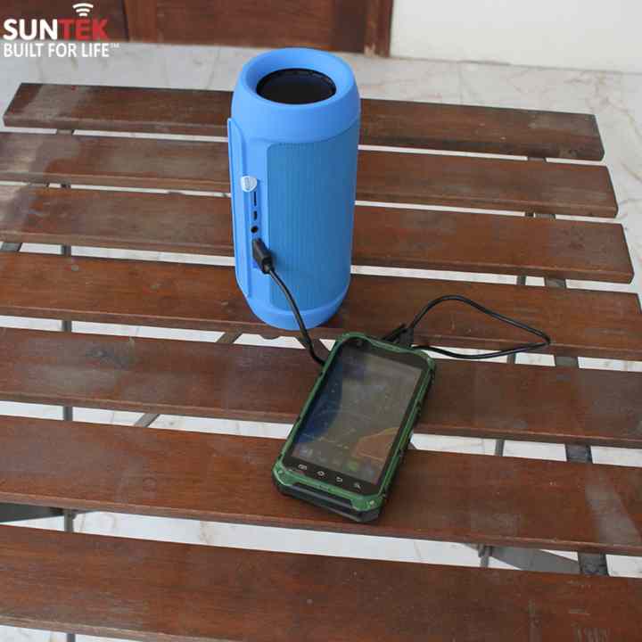 Loa bluetooth SUNTEK S9 kiêm pin sạc dự phòng (Xanh)